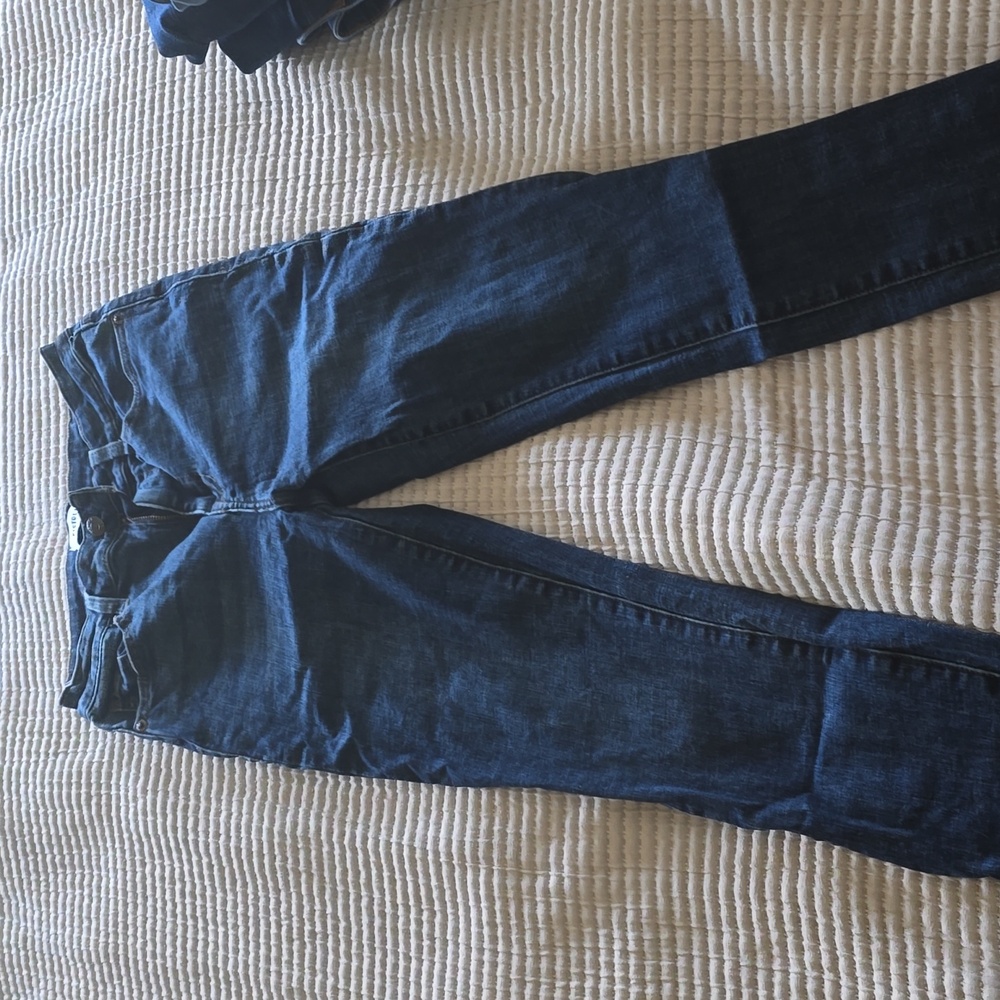 High waisted skinny jeans